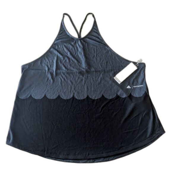 NWT adidas X marimekko Carbon & Black Athletic Training Tank Top Size 2X - Picture 2 of 6